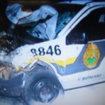 Em Curitiba (PR) - Perseguição policial termina com 3 bandidos mortos e 2 policiais feridos.